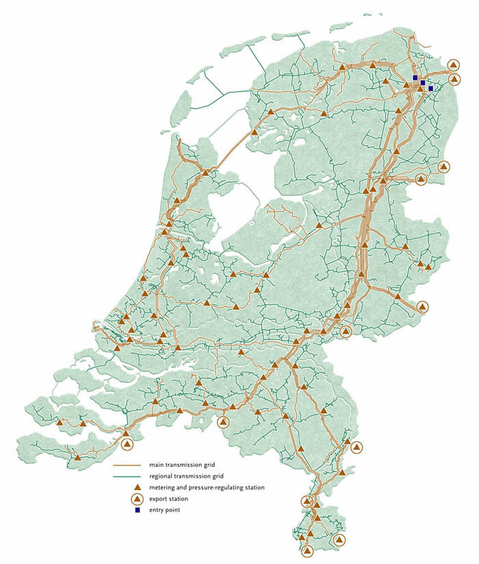 Infographic: Gasnet in Nederland Infographic Gasnet in Nederland